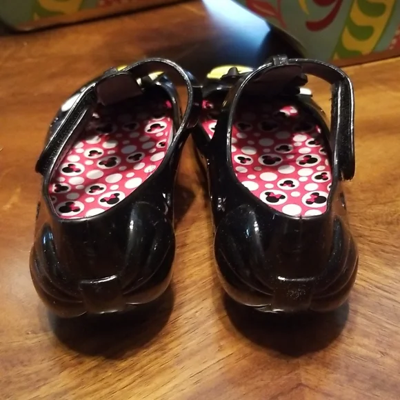 DISNEY MINNIE/MICKEY MOUSE JELLY CHARACTER FLATS.....Size: 11 - Picture 4 of 5